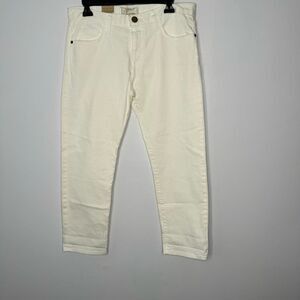Current/Elliott white the boyfriend jeans size 27